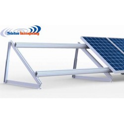 Nosač solarnih panela za ravan krov za montažu dva panela