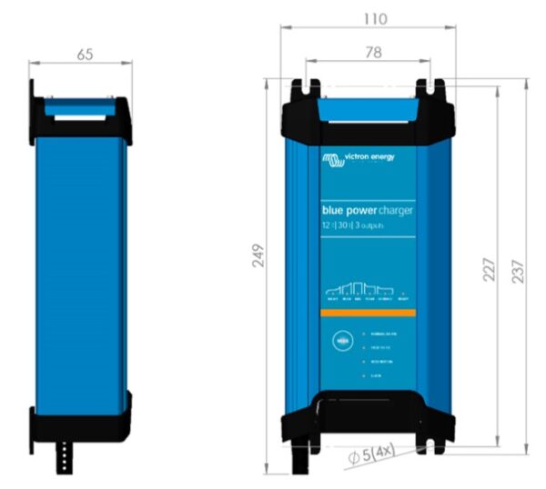 Punjac Victron Blue Power 12A, 24V, 3 izlaza 3