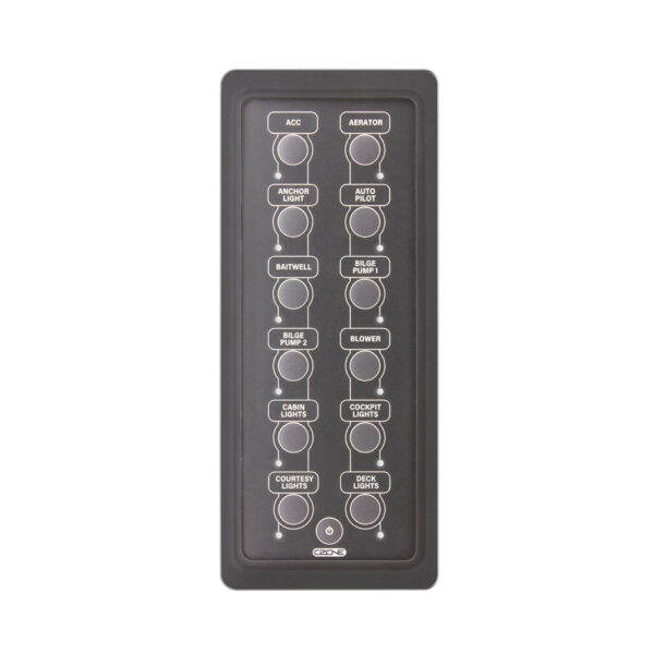 Czone wproof keypad 2x6 portrait