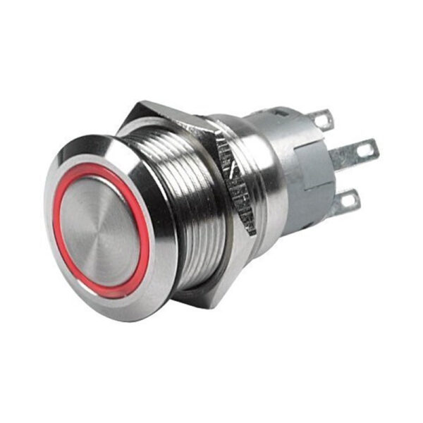 Push button on-off latching 3.3v red led Push button on-off latching 3.3v red led