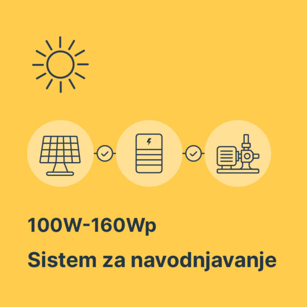 Solarni sistem za navodnjavanje 100W-160Wp Solarni sistem za navodnjavanje 100W-160Wp