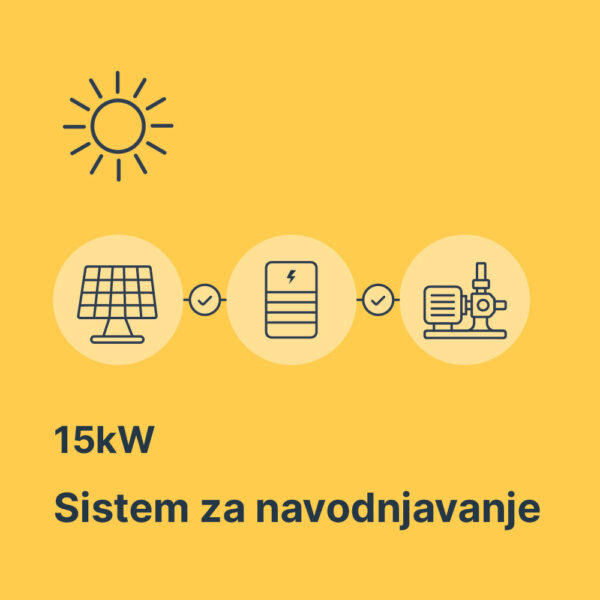 Solarni sistem za navodnjavanje do 15kW Solarni sistem za navodnjavanje do 15kW